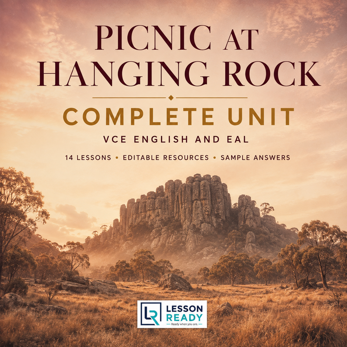 'Picnic at Hanging Rock' Complete Unit – VCE English and EAL | Lesson Ready
