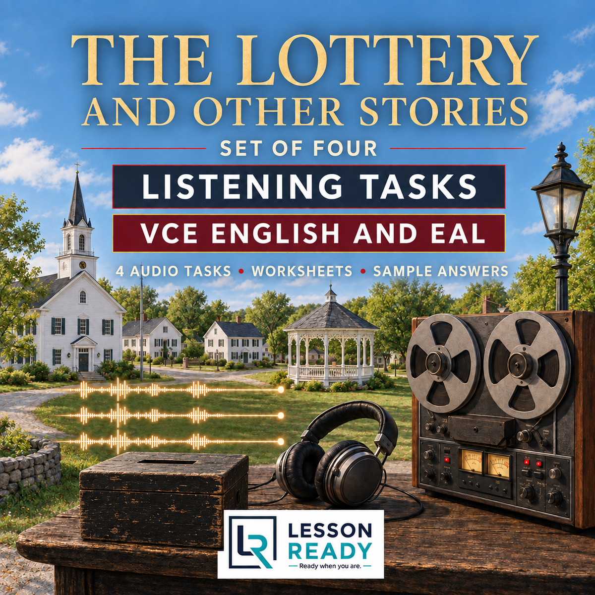 'The Lottery and Other Stories' - Set of Four Listening Tasks